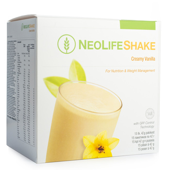 NeoLifeShake Creamy Vanilla, toidukorra asendaja, vaniljemaitseline valgujook