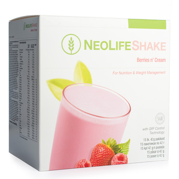 NeoLifeShake Berries n' Cream, toidukorra asendaja, marjamaitseline valgujook